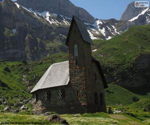 yapboz Kilise yüksek Dağı, İsviçre